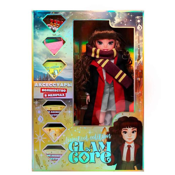 Модная кукла Glam Core, Лекси школьная форма 25 см 1