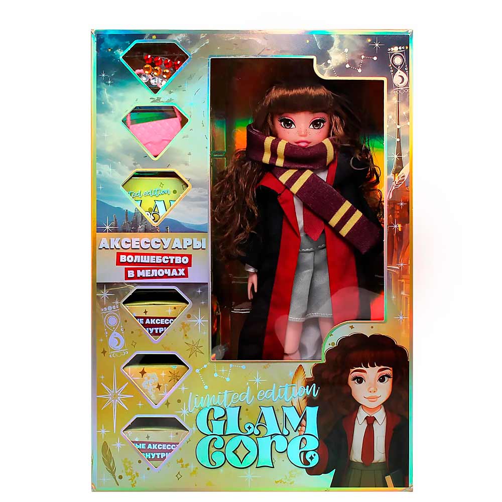 Модная кукла Glam Core, Лекси школьная форма 25 см 1 Модная кукла Glam Core, Лекси школьная форма 25 см 1