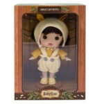 Виниловая кукла Baby Cute Maxi в шапке с желтыми ушками, 18 см 1