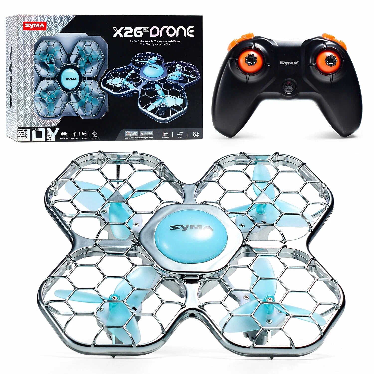 Квадрокоптер "Кобра" р/у, 27 MHz, в коробке X26PRO 1 Квадрокоптер "Кобра" р/у, 27 MHz, в коробке X26PRO 1