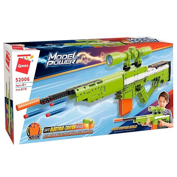 Конструктор, стреляет софт-патронами (678 дет.) 52006 1