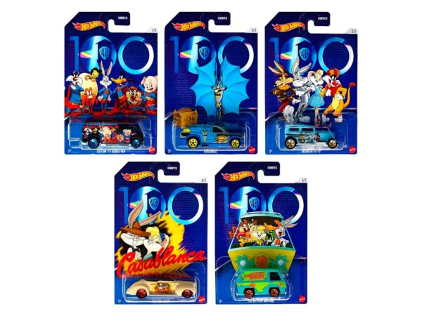 Игрушечная машинка Hot Wheels Тематическая коллекция WB100, масштаб 1:64 (в ассортименте, металлическая), серия Themed Assorted 1