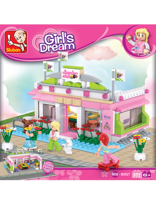 Конструктор SLUBAN "Розовая мечта.Бильярдный клуб", M38-B0527 1